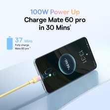 Кабель Baseus Discolor Series Fast Charging Data Cable USB to Type-C 100W 20V 5A 1m Жовтий