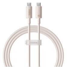 Кабель Baseus Habitat Series Fast Charging Data Cable Type-C to Type-C 100W 20V 5A 1m Розовый