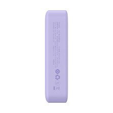 УМБ Baseus Magnetic Mini Wireless Fast Charge 2in1 20000mAh 20W 3A QC3.0+PD3.0 с Беспроводной зарядкой Qi 15W Фиолетовый