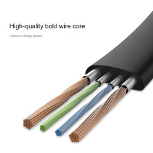 Кабель Baseus Nimble Portable Series Fast Charging Data Cable USB to Lightning 2.4A 0.23m Черный