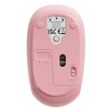 Беспроводная мышка Baseus F01B Tri-Mode Wireless Mouse 2.4G/BT1+BT2 800-1200-1600dpi Розовый