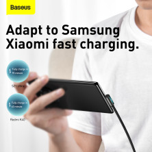 Кабель Baseus Legend Series Elbow Fast Charging Data Cable Type-C to Type-C 100W 20V 5A 1m Чорний