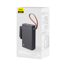 Пускозарядний пристрій Бустер Baseus Reboost Car Jamp Starter 3in1 12V 16000mAh 1600A з функцією Павербанка 65W 5V/3A та LED ліхтарика Чорний
