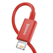 Кабель Baseus Superior Series Fast Charging Data Cable USB to Lightning 2.4A 1m Красный