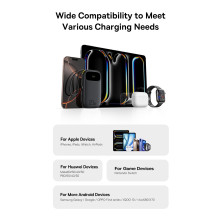 УМБ Baseus EnerFill FC31 Qpow3 Dual-Cable 20000mAh 22.5W с технологией QC3.0+PD3.0 и iP 20W+Type-C 22.5W кабелем Черный