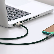 Кабель Baseus Display Series Fast Charging Data Cable USB to Type-C 66W 11V 6A 1m Зеленый