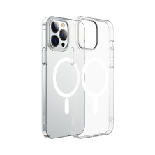 Чохол Baseus Crystal Magnetic Phone Case для iPhone 13 Pro 6.1" Прозорий