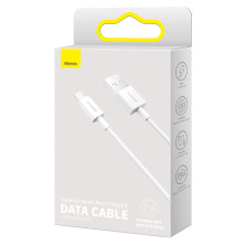 Кабель Baseus Superior Series Fast Charging Data Cable USB to Micro USB 2A 1m Білий