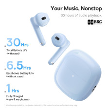Беспроводные Bluetooth наушники Baseus Bowie WX5 True Wireless TWS Earphones Голубой