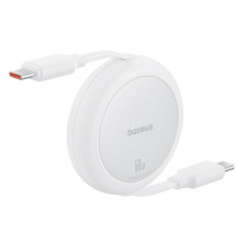 Кабель Baseus Free2Pull Mini Charging Data Cable Type-C to Type-C 60W 1m Белый