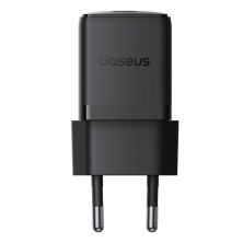 Сетевое зарядное устройство Baseus Palm Fast Charger 1C PD3.0 20W Type-C 3A + Кабель Type-C to Type-C 60W 20V/3A 1м Черный
