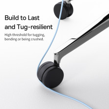 Кабель Baseus Jelly Liquid Silica Gel Series Fast Charging Data Cable USB to Type-C 100W 20V 5A 1.2m Синій