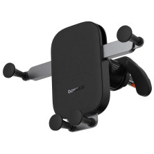 Автотримач для телефону Baseus UltraControl Mega Series Folding Screen Phone Car Mount у повітропровід Чорний