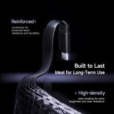 Кабель Baseus MVP 3 Series Fast Charging Data Cable Type-C to Lightning PD 20W 2m Черный