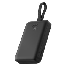 УМБ Baseus Magnetic Mini Wireless Fast Charge 10000mAh 30W 3A QC3.0+PD3.0 з функцією MagSafe та Qi 15W і Type-C 30W кабелем Чорний