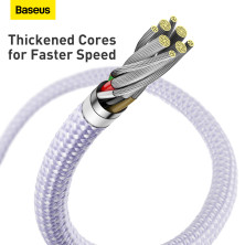 Кабель Baseus Dynamic 2 Series Fast Charging Data Cable Type-C to Lightning PD 20W 2m Фиолетовый