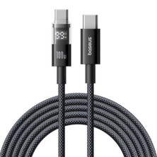 Кабель Baseus Display 2 Series Fast Charging Data Cable Type-C to Type-C 100W 20V 5A 2m Черный
