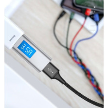 Кабель Baseus Fast 4-in-1 Fast Charging Data Cable USB to 2Lightning+Type-C+MicroUSB 3.5А 1.2m Чорний