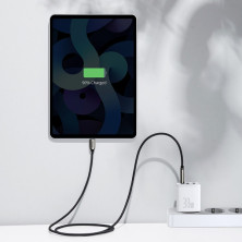Сетевое зарядное устройство Baseus Compact Quick Charger QC3.0+PD3.0 30W 2USB+Type-C 3A Белый