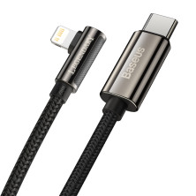 Кабель Baseus Legend Series Elbow Fast Charging Data Cable Type-C to Lightning PD 20W 1m Черный