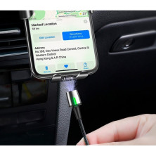 Кабель Baseus Zinc Magnetic Fast Charging Data Cable USB to Lightning 2.4A 1m Черный