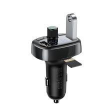 FM-трансмиттер Baseus T-Typed MP3 Car Charger S-09 2USB 3.4A Black (CCALL-TM01)