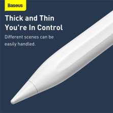Стилус для iPad Baseus Smooth Writing Capacitive Stylus Active Version 8.5 часов Белый
