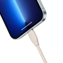 Кабель Baseus Jelly Liquid Silica Gel Fast Charging Data Cable Type-C to Lightning PD 20W 1.2m Рожевий