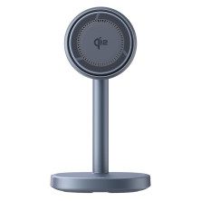 Беспроводное зарядное устройство Baseus Orbit 2 Pro Air-Cooled 2-in-1 Magnetic с функцией MagSafe и Qi2 20W Серый