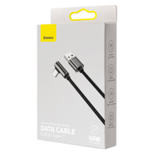 Кабель Baseus Legend Series Fast Charging Data Cable USB to Type-C 66W 11V 6A 1m Черный