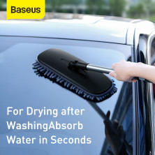 Швабра для мойки авто Baseus Handy Car Home Dual-use Mop Черный