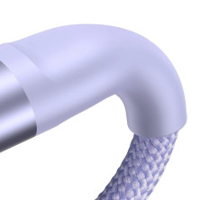Кабель Baseus Flash Series 2 3-in-1 Fast Charging Data Cable Type-C to Lightning+Type-C+MicroUSB 100W 1.5m Фіолетовий