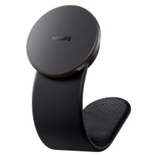 Бездротовий автомобільний зарядний пристрій Baseus C02 Pro Magnetic Wireless Charging Car Mount з технологією Qi 15W Чорний