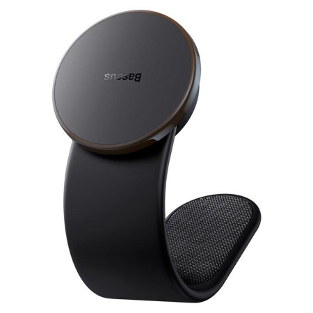 Бездротовий автомобільний зарядний пристрій Baseus C02 Pro Magnetic Wireless Charging Car Mount з технологією Qi 15W Чорний