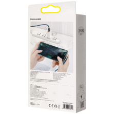 Кабель Baseus Legend Series Elbow Fast Charging Data Cable Type-C to Type-C 100W 20V 5A 2m Синій