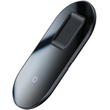 Беспроводное зарядное устройство Baseus Simple 2in1 For Phone+Pods Pro с технологией Qi 15W 2A Черный