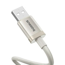 Кабель Baseus Titanium Alloy Series Fast Charging Data Cable USB to Lightning 2.4A 1m Серый