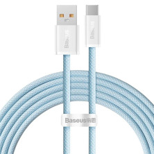 Кабель Baseus Dynamic Series Fast Charging Data Cable USB to Type-C 100W 20V 5A 2m Голубой