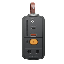 Пускозарядний пристрій Бустер Baseus Reboost Car Jamp Starter 3in1 12V 16000mAh 1600A з функцією Павербанка 65W 5V/3A та LED ліхтарика Чорний