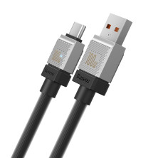Кабель Baseus CoolPlay Series Fast Charging Data Cable USB to Type-C 100W 20V 5A 1m Чорний