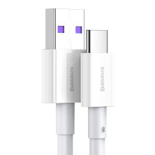 Кабель Baseus Superior Series Fast Charging Data Cable USB to Type-C 66W 11V 6A 2m Белый