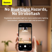 Настільна лампа Baseus Magnetic Stepless Dimming PRO Charging Desk Lamp переносна з вбудованим акумулятором 1800 mAh Білий