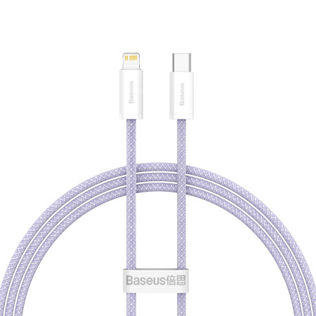 Кабель Baseus Dynamic 2 Series Fast Charging Data Cable Type-C to Lightning PD 20W 1m Фиолетовый