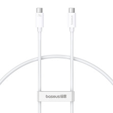 Кабель Baseus Superior 2 Series Fast Charging Data Cable Type-C to Type-C 240W 8K@60Hz 40Gbps 1.8m Белый