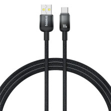 Кабель Baseus Discolor Series Fast Charging Data Cable USB to Type-C 100W 20V 5A 1m Чорний