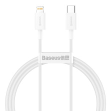 Кабель Baseus Superior Series Fast Charging Data Cable Type-C to Lightning PD 20W 1m Білий