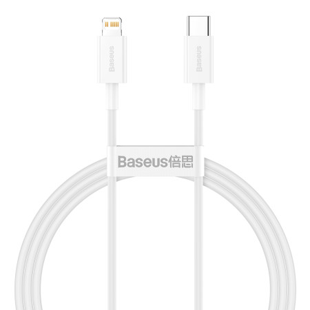 Кабель Baseus Superior Series Fast Charging Data Cable Type-C to Lightning PD 20W 1m Білий