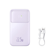 УМБ Baseus Comet Digital Display Fast Charge 10000mAh 22.5W 3A з технологією QC3.0+PD3.0 и iP 20W+Type-C 22.5W кабелем Фіолетовий