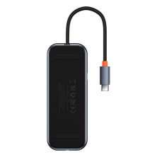USB-хаб Baseus 4in1 AcmeJoy 4-Port Type-C HUB Adapter Type-C to USB3.0*3, Type-C*1 Серый