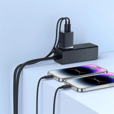 Сетевое зарядное устройство Baseus GaN5 Pro PD3.0 40W 2Type-C 3A Черный